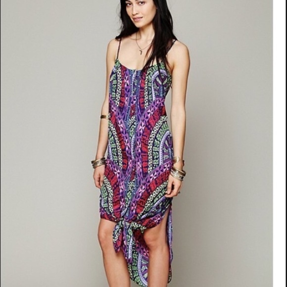 Mara Hoffman Button Down Midi Dress Medicine Wheel Print - Picture 3 of 8